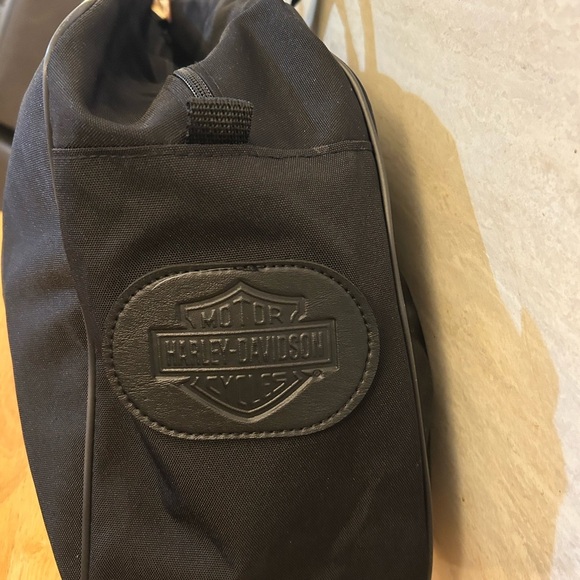 Harley-Davidson Black Angled Canvas Duffel Bag - Picture 6 of 8